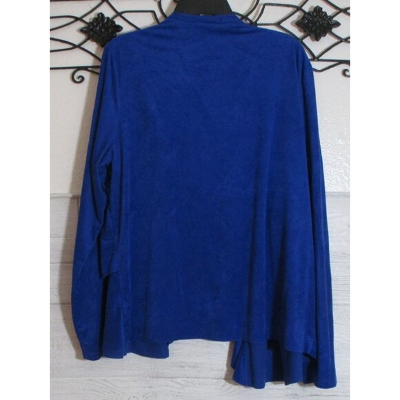 Briggs New York Women's Cardigan Size XL Blue Long Sleeve - Picture 2 of 5